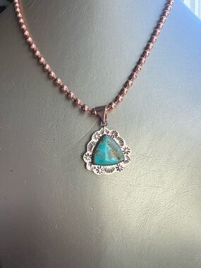 Copper Turquoise Necklace